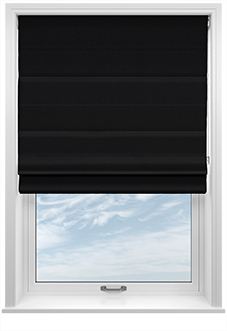 Norleigh, Noir - Twist&Fit Roman Blind